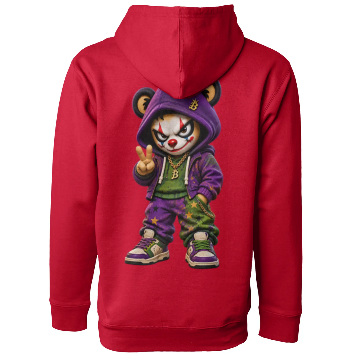 Blicky pullover hoody joker design