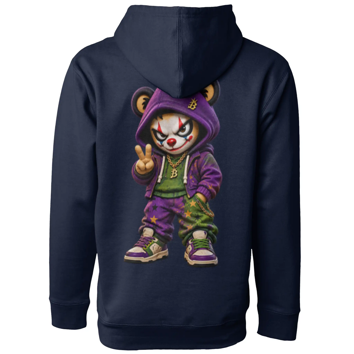 Blicky pullover hoody joker design