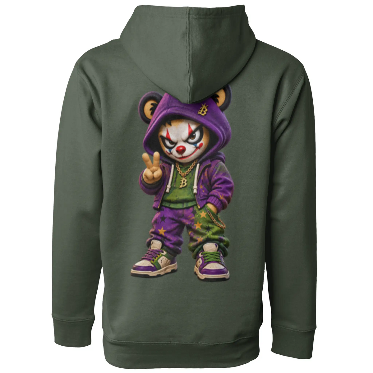 Blicky pullover hoody joker design