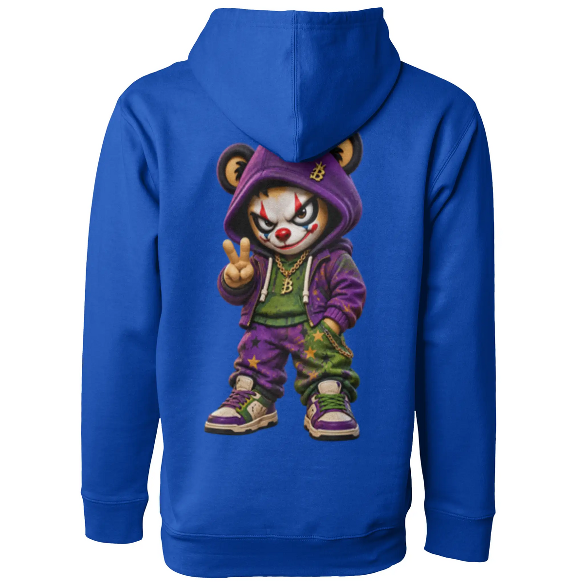Blicky pullover hoody joker design