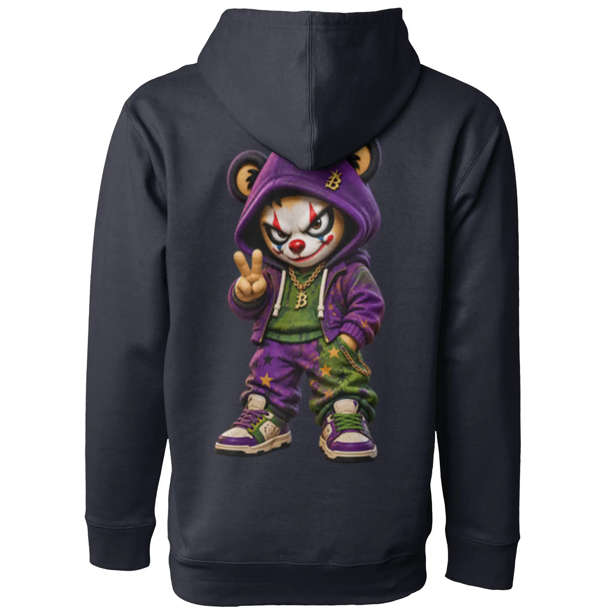 Blicky pullover hoody joker design