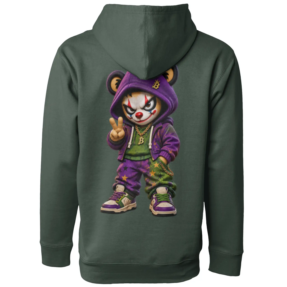Blicky pullover hoody joker design