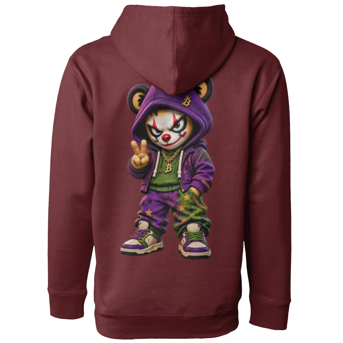 Blicky pullover hoody joker design